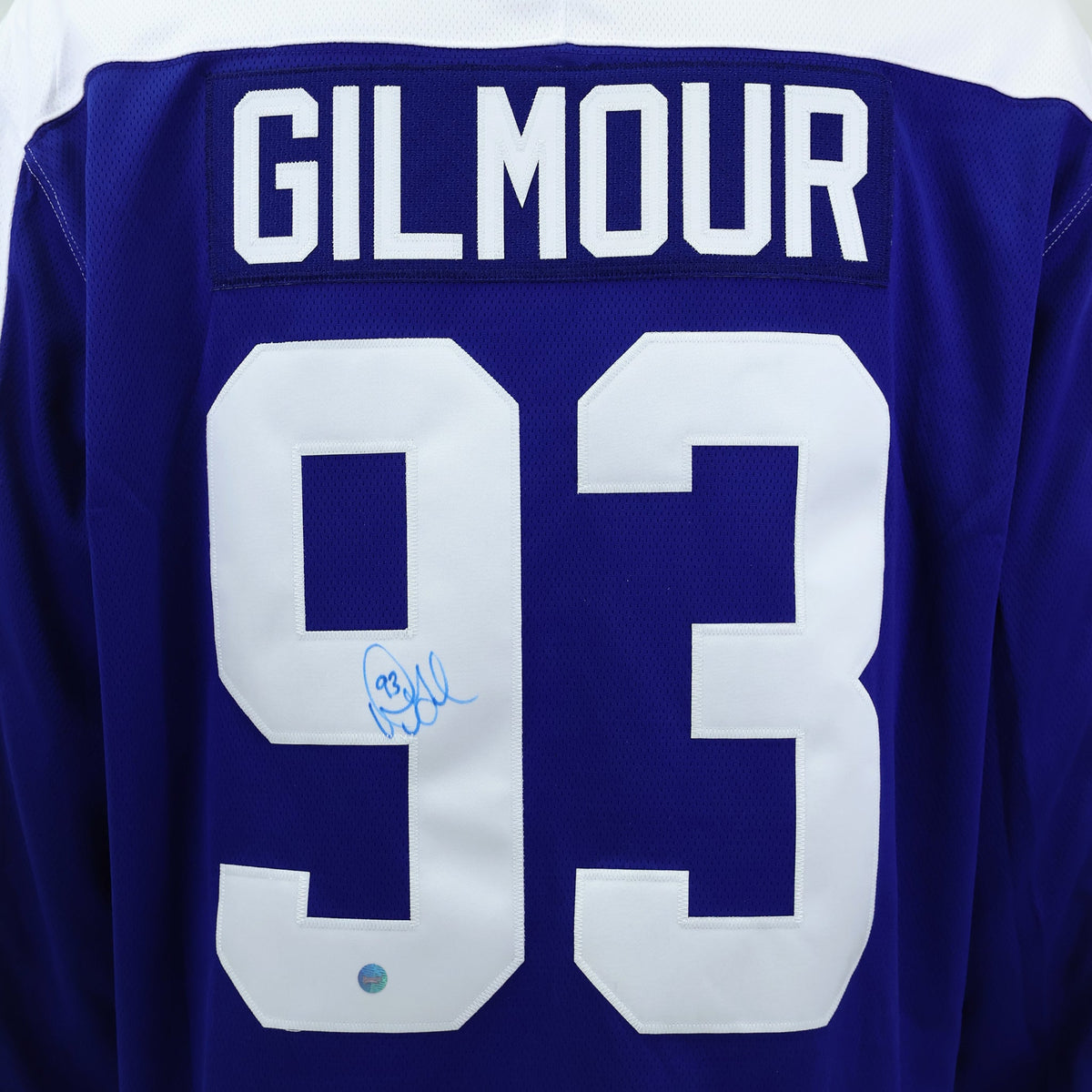 Doug Gilmour Signed Toronto Maple Leafs Fanatics Vintage Jersey (blue)