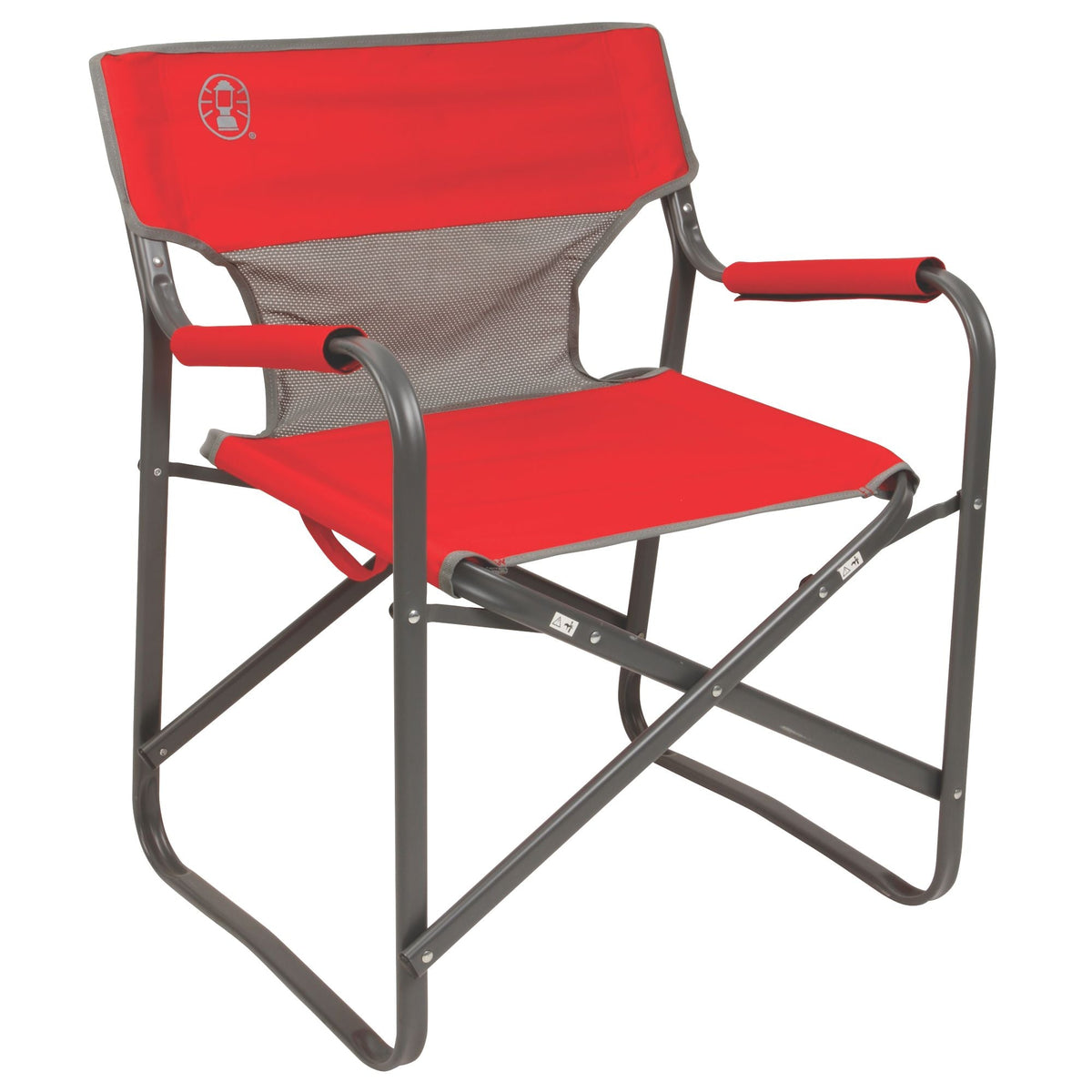 Coleman - Outpost Breeze Steel Deck Chair - Red