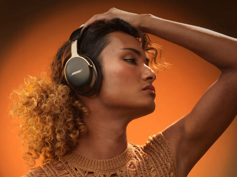 Bose QuietComfort Ultra Wireless Noise Canceling Over-Ear Headphones (Desert Gold, 2nd Gen)