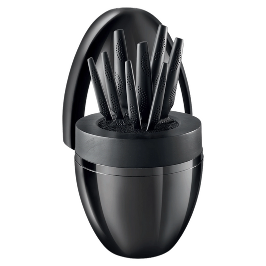 Id3 Black Samurai Egg Knife Block 9PC