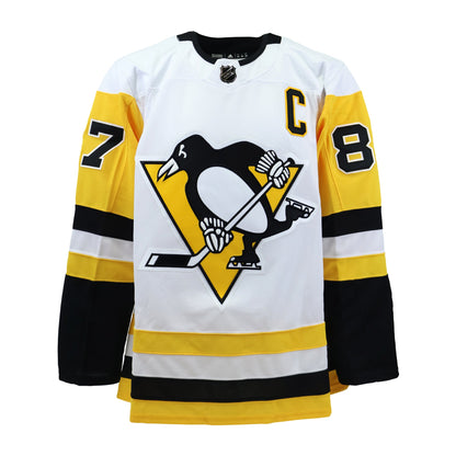 Sidney Crosby Signed Jersey Penguins White Adidas