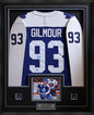 Doug Gilmour Signed Jersey Framed Toronto Maple Leafs Replica Blue Vintage Fanatics