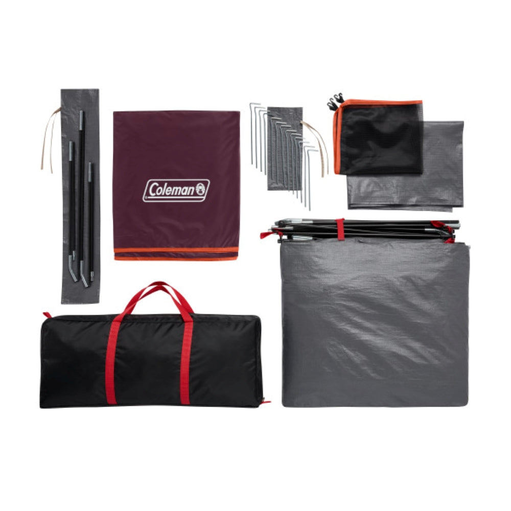 Coleman - Skydome 4-Person Camping Tent - Blackberry