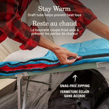 Coleman - Flatlands 40°F Sleeping Bag - Blue