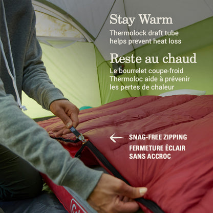 Coleman - Flatlands 30°F Sleeping Bag - Mahogany