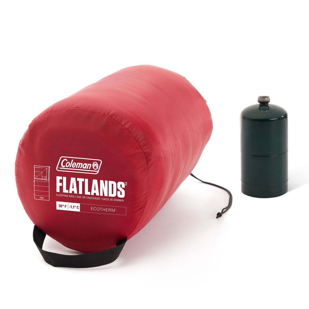 Coleman - Flatlands 30°F Sleeping Bag - Mahogany