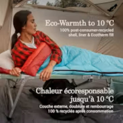 Coleman - Flatlands 50°F Sleeping Bag - Blue