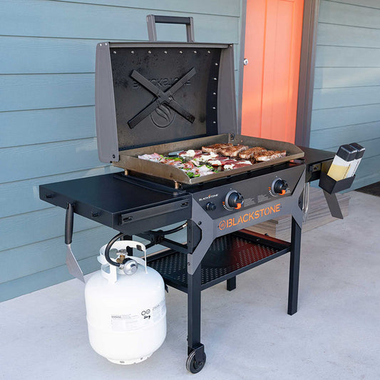 Iron Forged 28in Griddle Cooking Station W/Hood and Omnivore Top