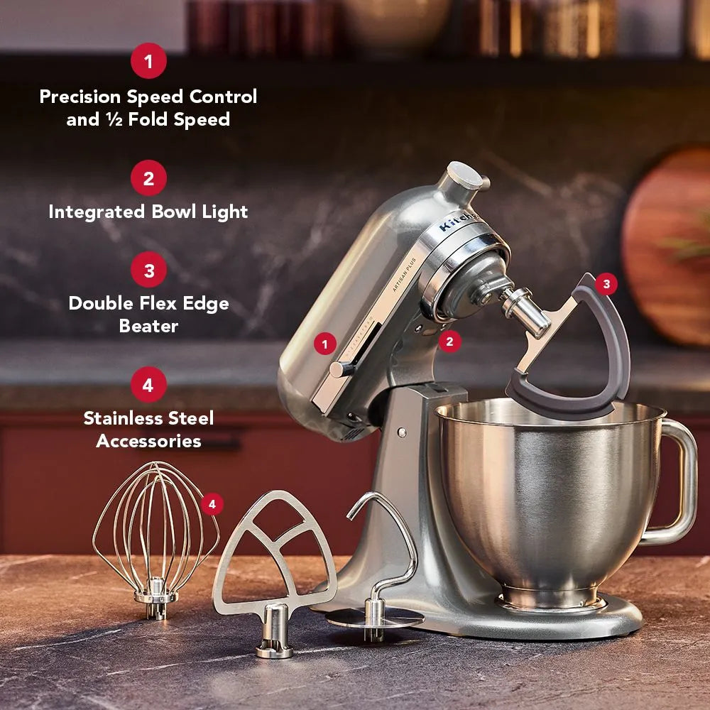 KitchenAid Artisan Plus Stand Mixer - Medallion Silver