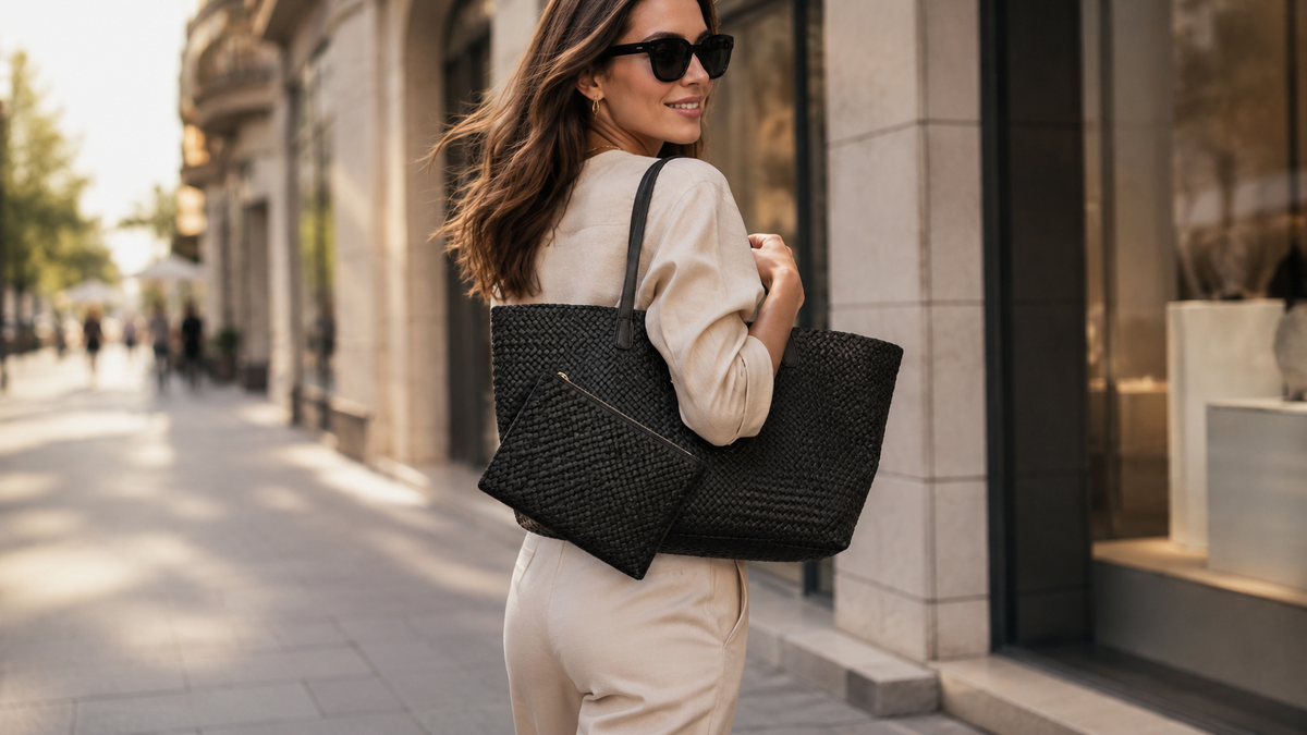 The Sunday Tote in Black