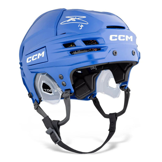 Mats Sundin Signed Toronto Maple Leafs Helmet CCM  Royal Blue (Tacks 70)