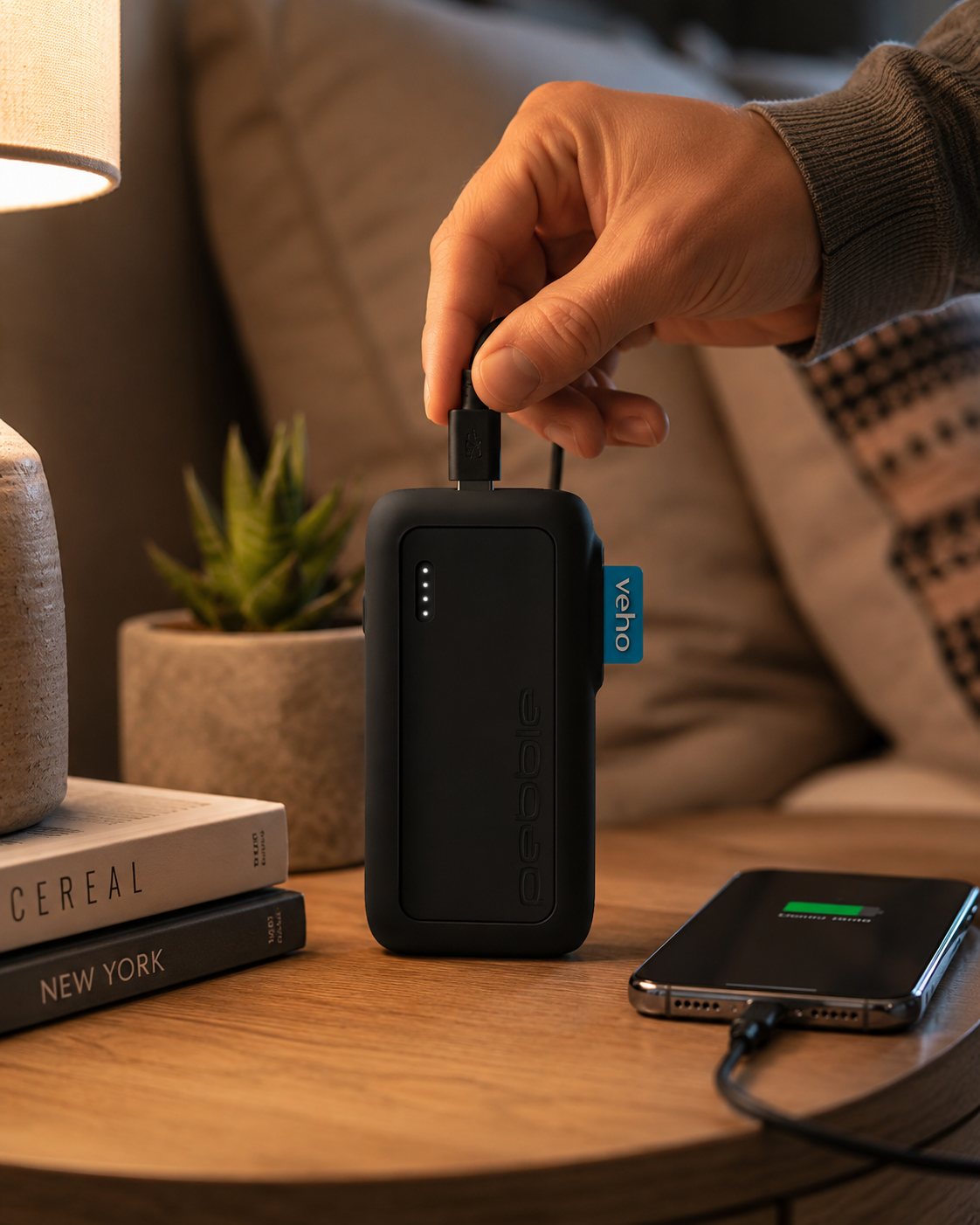 Pebble Pz-6 Rugged Portable Power Bank – 5,000Mah