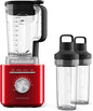 KitchenAid Pure Power Blender with 2 x Personal Blender Jars - Empire Red