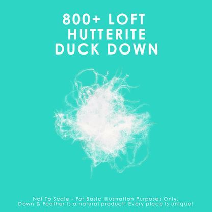 800 Loft Hutterite White Down Duvet