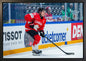Macklin Celebrini 20x29 Framed Canvas 2026 IIHF World Championship Puck Control