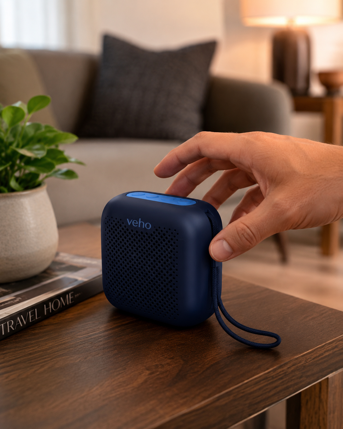 Veho MZ-4 Water Resistant Wireless Bluetooth Speaker-Blue