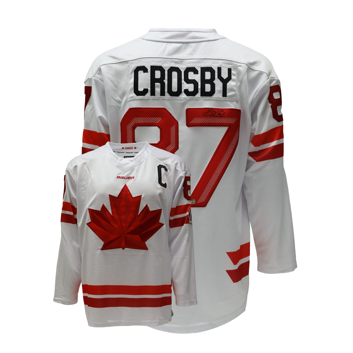 Sidney Crosby Signed Hockey Canada 2026 Bauer Replica Jersey