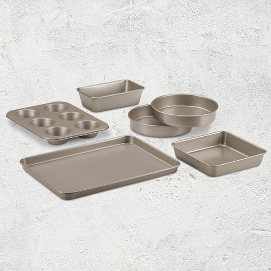Cuisinart 6 PC Bakeware Set - Champagne