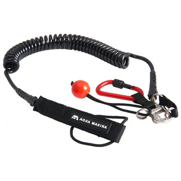 9" Paddle Board RIVER Leash - Aqua Marina
