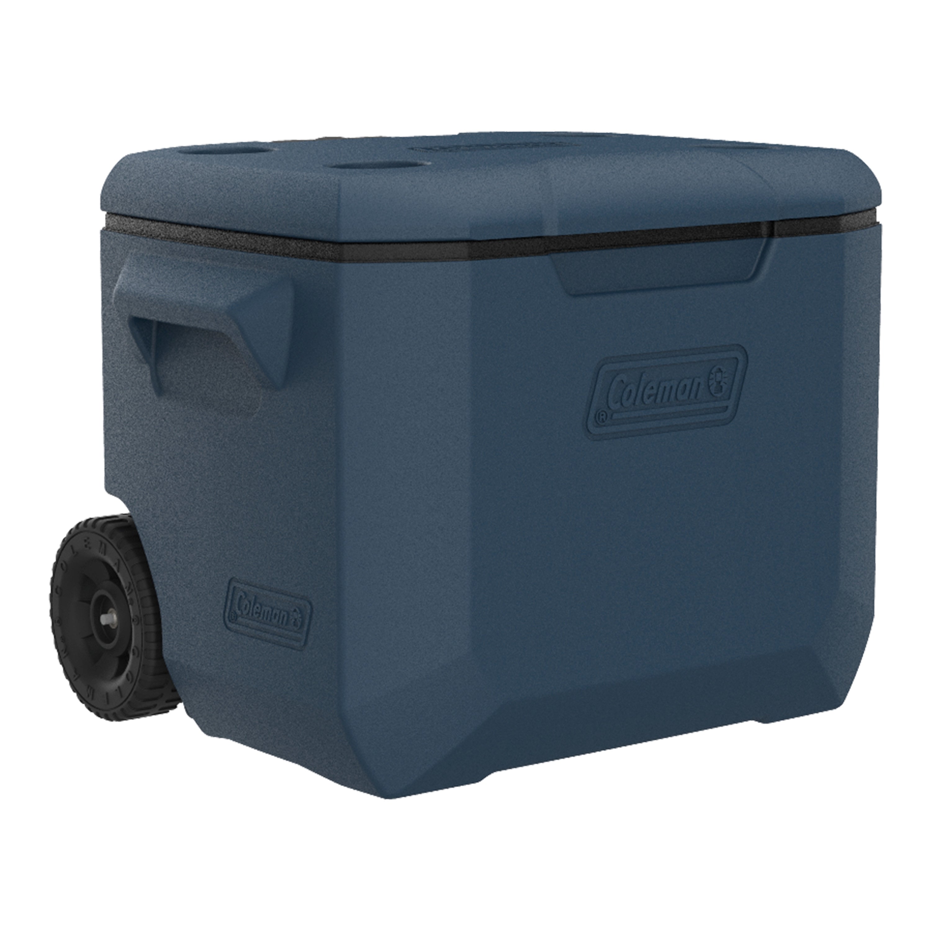 Coleman - 60 Qt Chiller Cooler With Wheels - Sapphire Blue