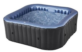 MSpa - TEKAPO 4-person Comfort Series Bubble Spa - Square