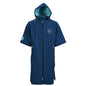 Water-repellent Thermal Poncho (Navy) - Large