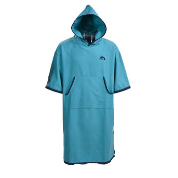 Micro-fabric Change Poncho (Aqua) - Large
