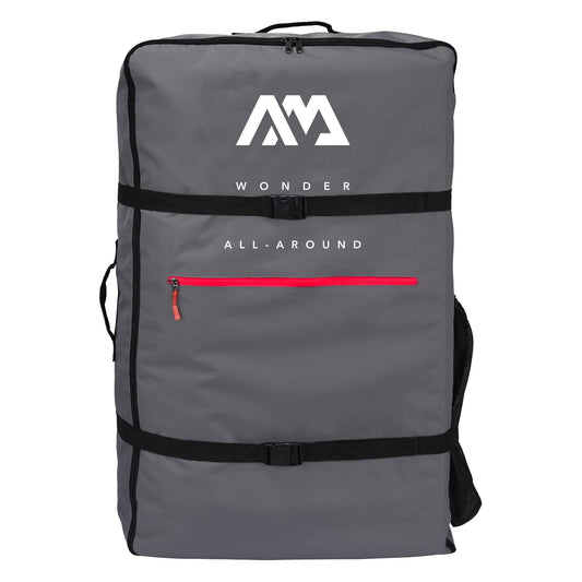 Zip Backpack for AIR-K- Gray - Aqua Marina