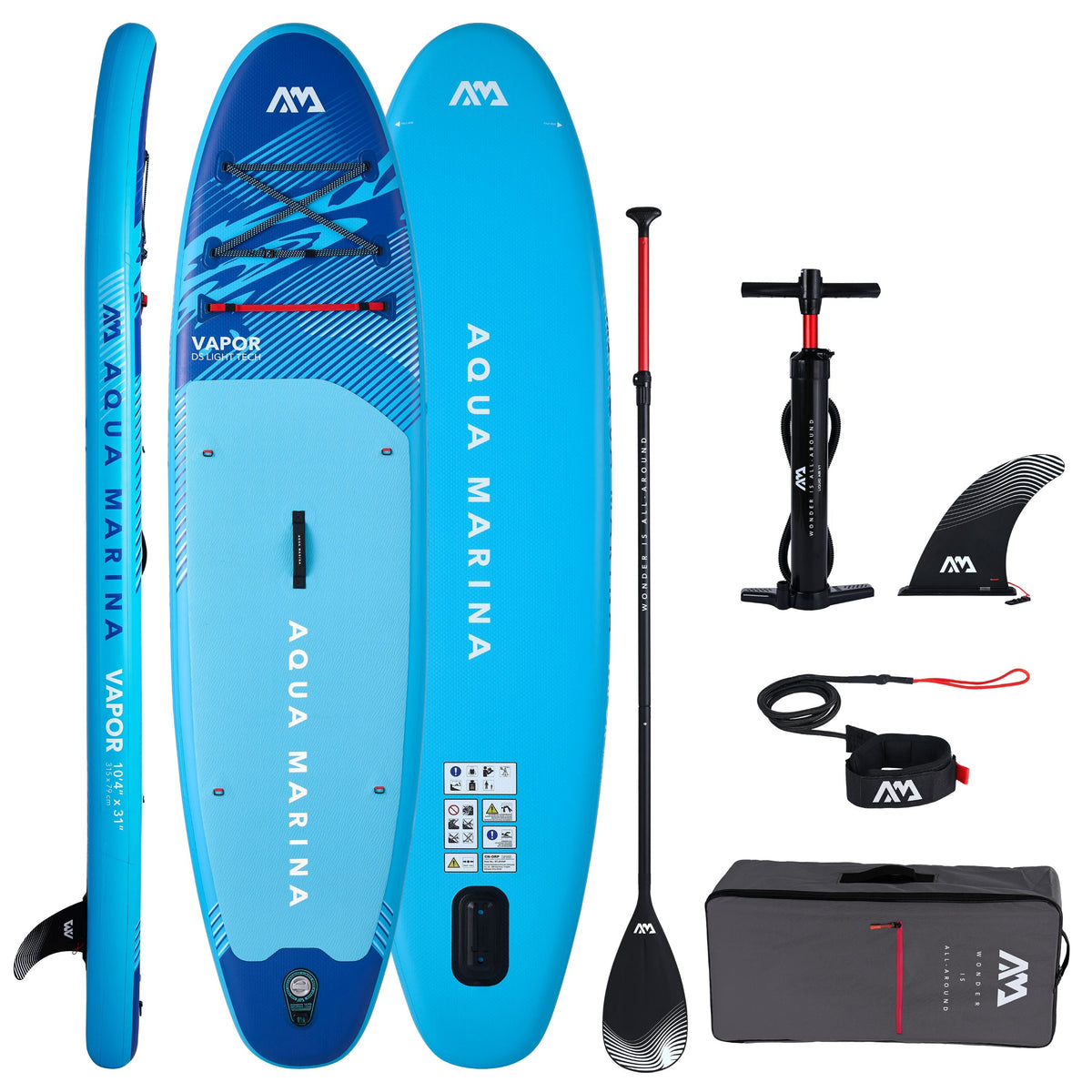 VAPOR 10'4" All-Around Inflatable Stand Up Paddle Board