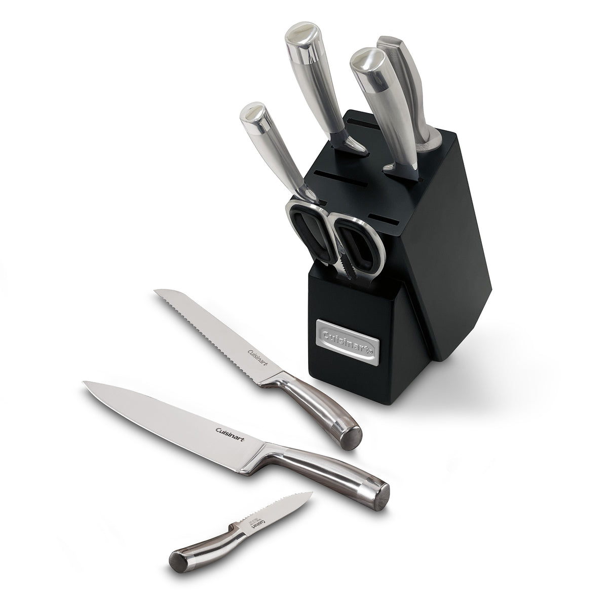Cuisinart German Steel V-Edge 9-Piece Knife Block Set