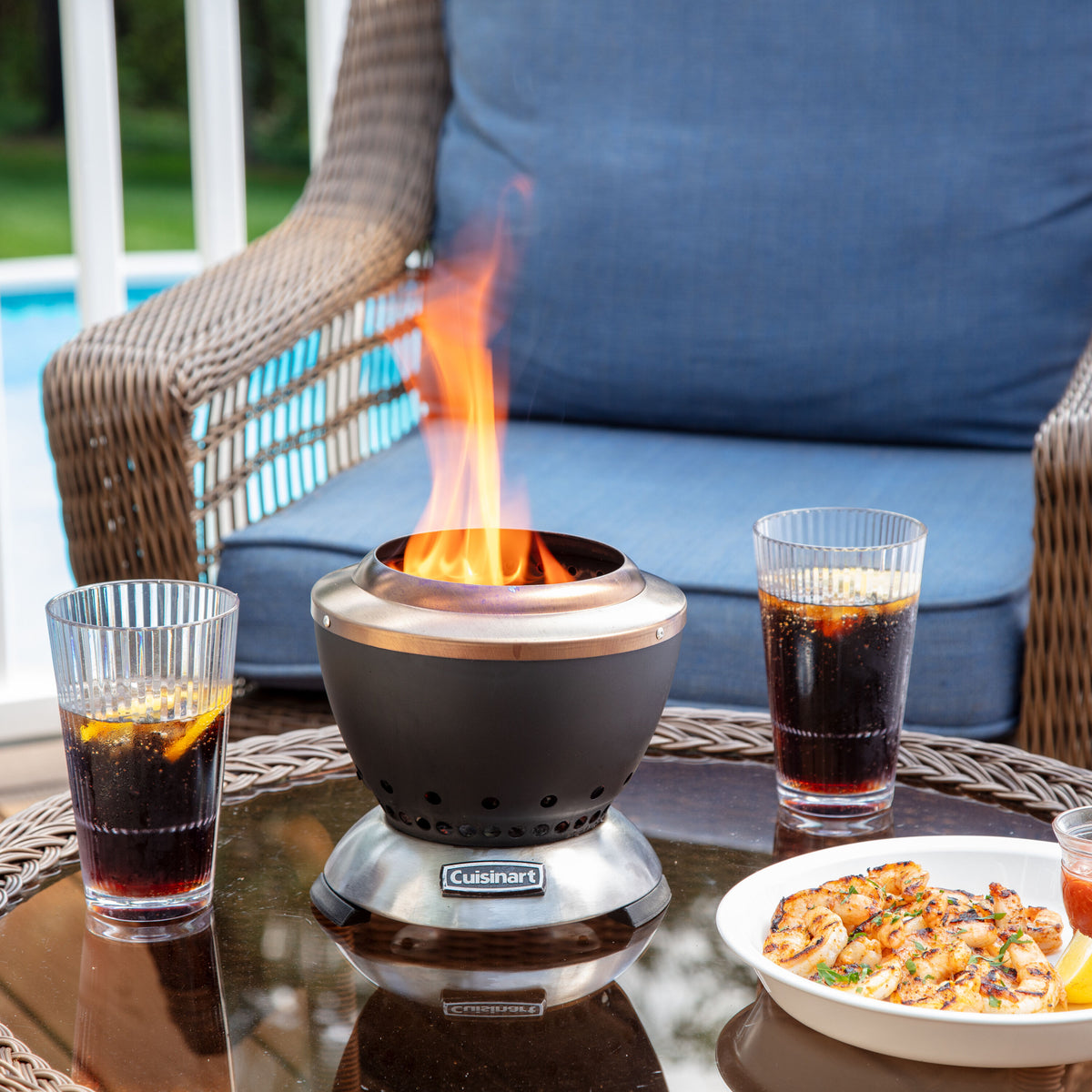 Cuisinart 7.5" Clean Burn Smokeless Tabletop Fire Pit