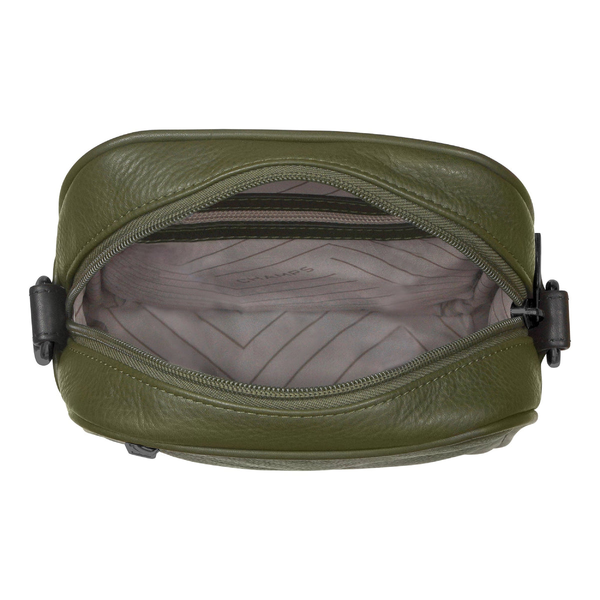 Onyx / Leather Vertical Cross-Body Bag
