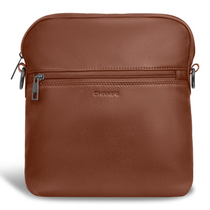 Onyx / Leather Cross-Body Bag
