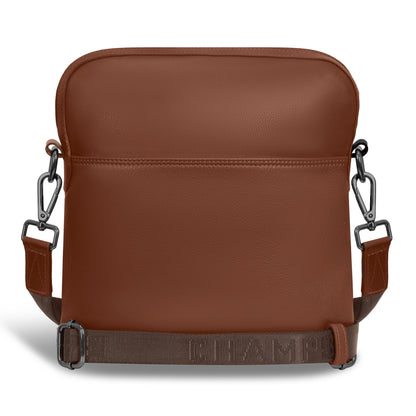 Onyx / Leather Cross-Body Bag