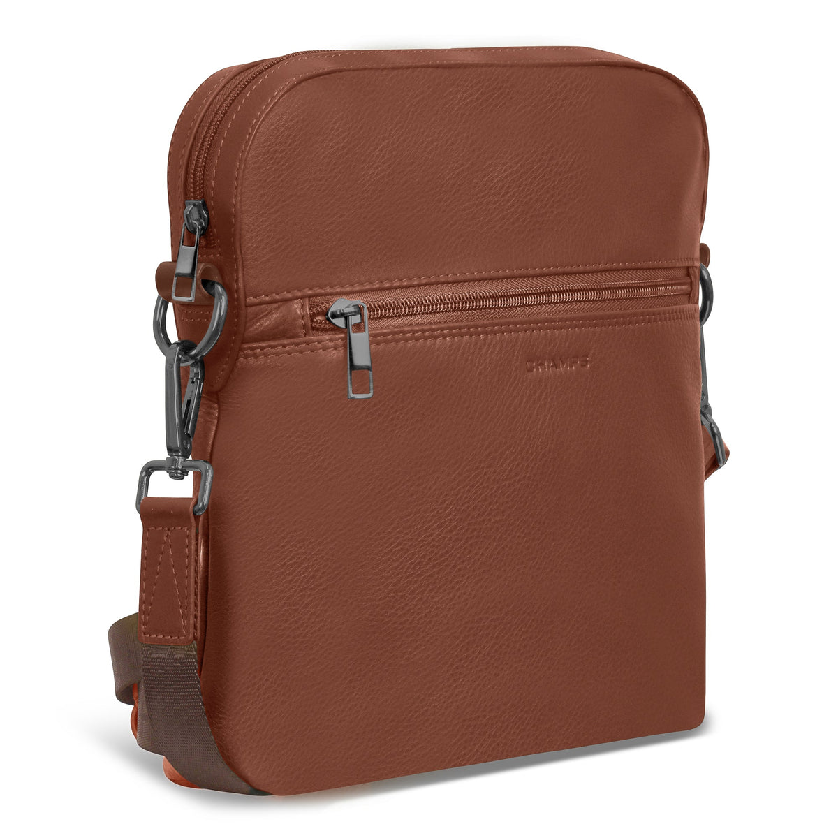 Onyx / Leather Cross-Body Bag