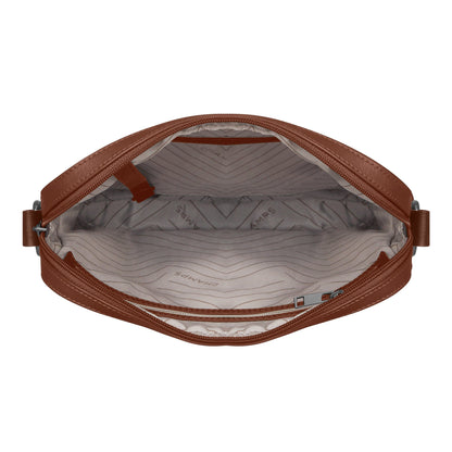 Onyx / Leather Cross-Body Bag