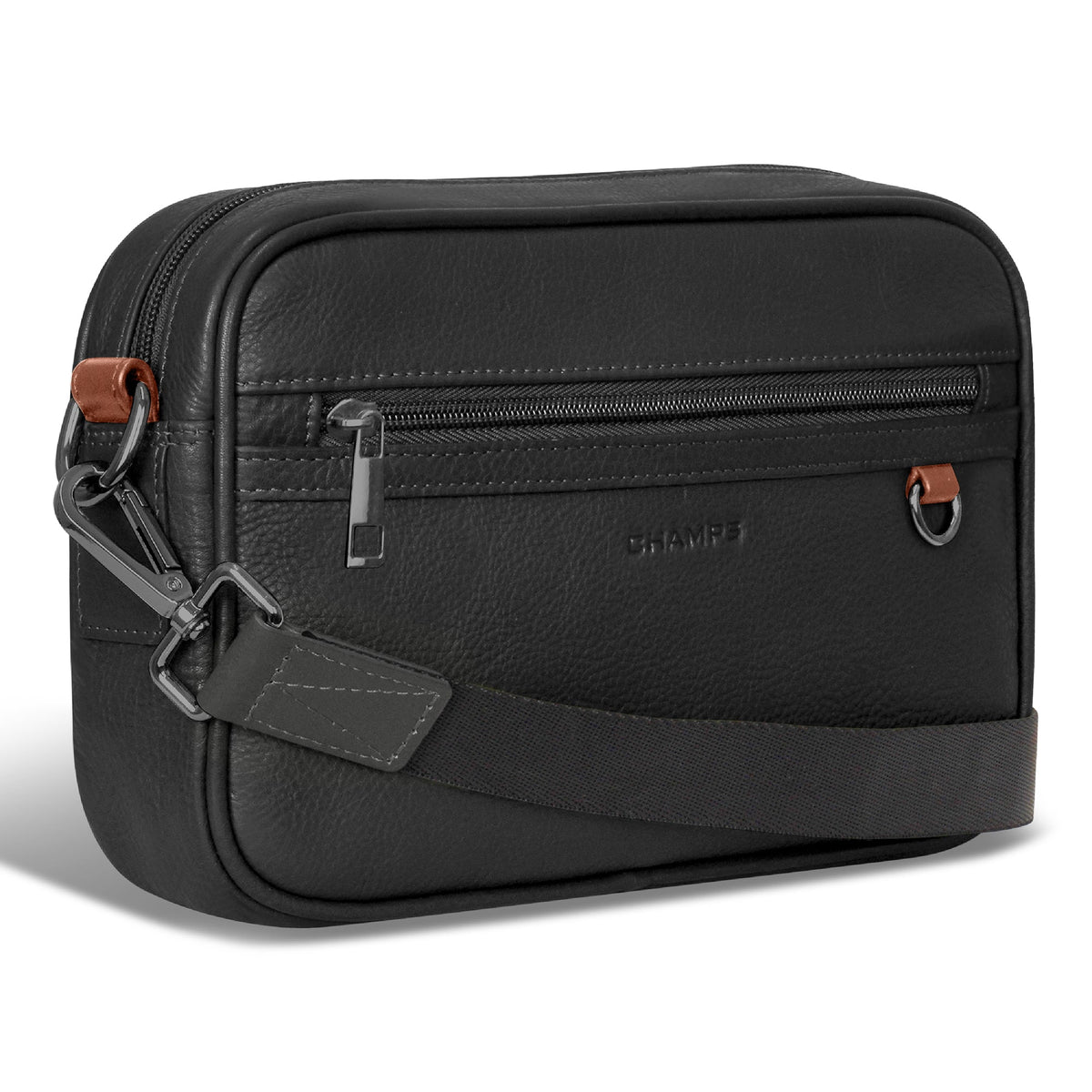 Onyx / Leather Camera Bag