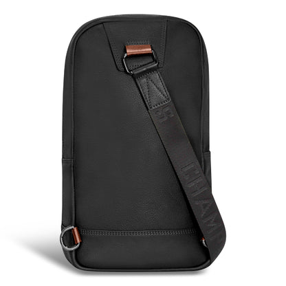 Onyx / Leather Sling Bag