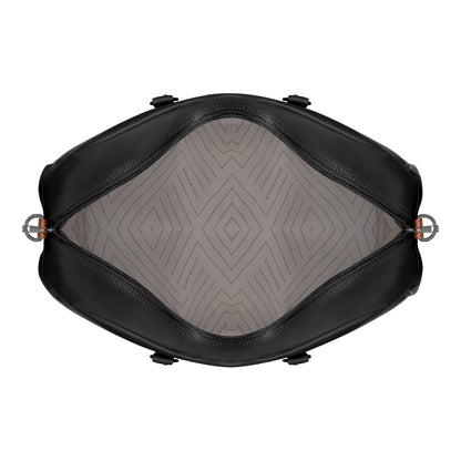 Onyx / Leather Duffle Bag