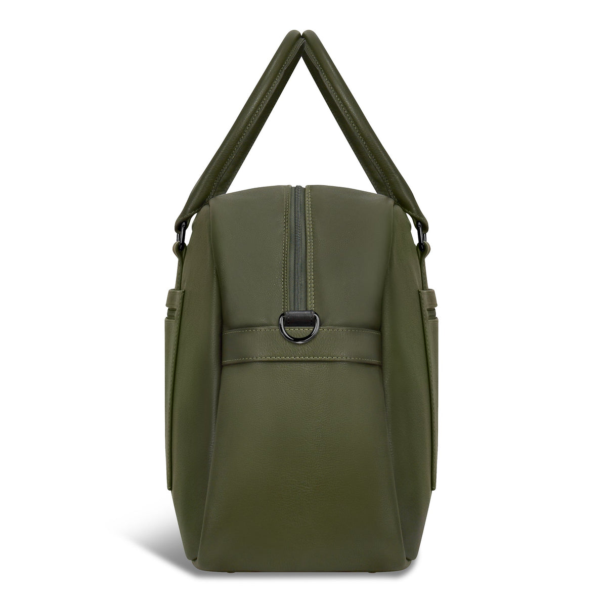 Onyx / Leather Duffle Bag