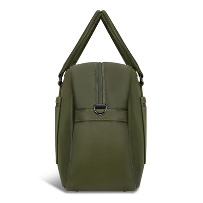 Onyx / Leather Duffle Bag