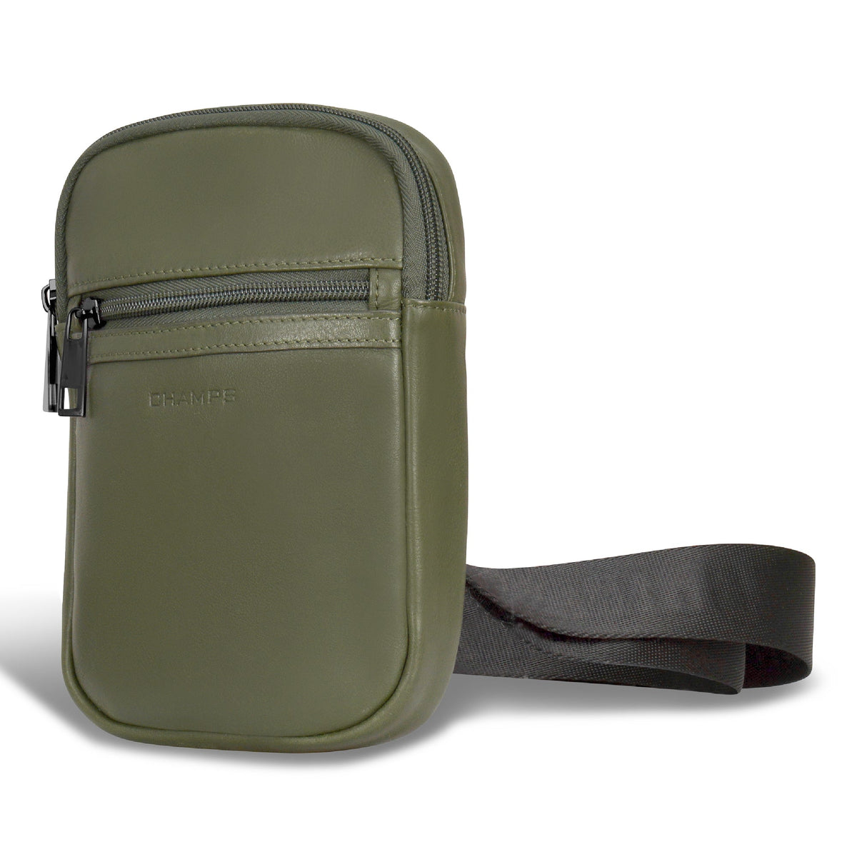 Onyx / Leather Holster Crossbody Bag