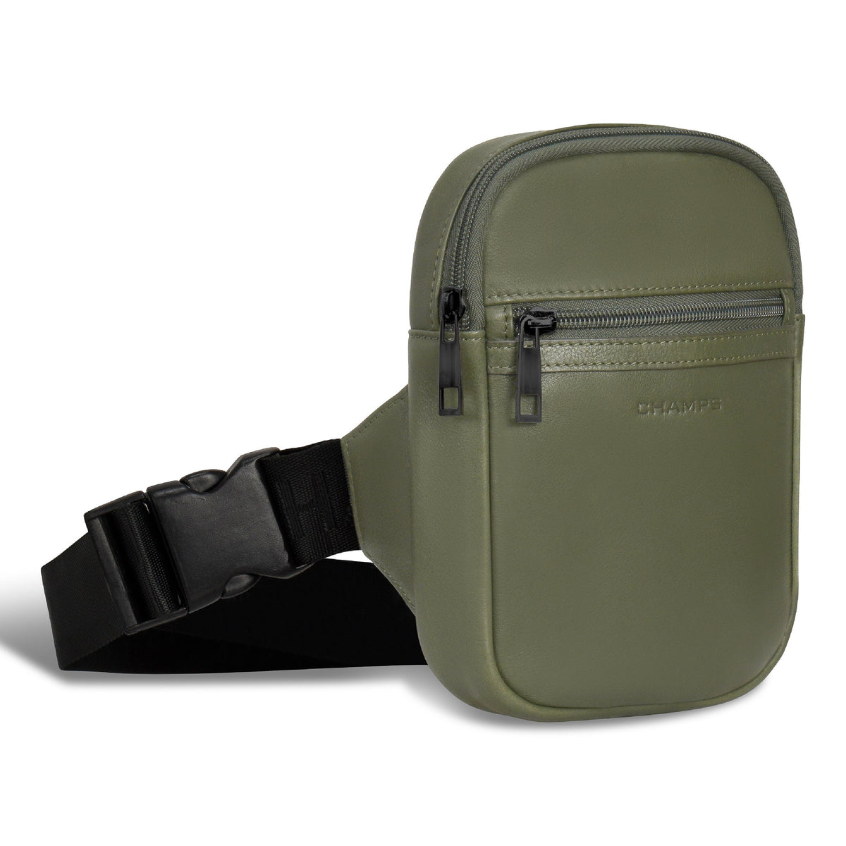 Onyx / Leather Holster Crossbody Bag
