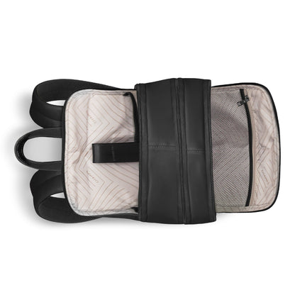 Onyx / Leather Classic Backpack