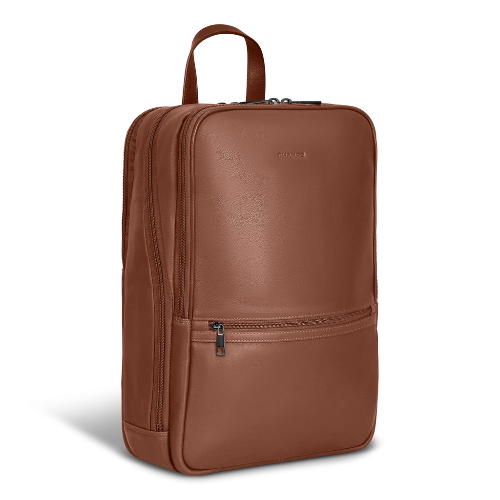 Onyx / Leather Classic Backpack