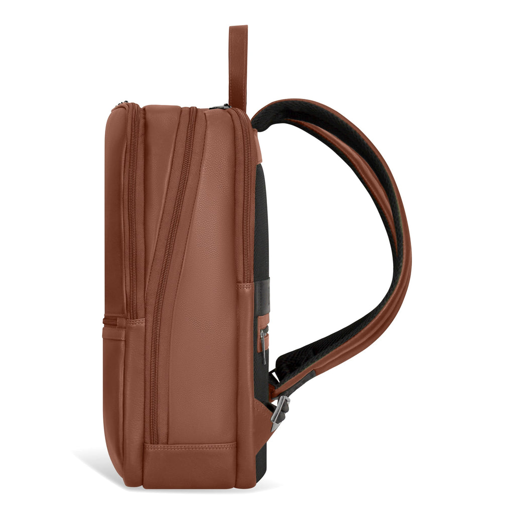 Onyx / Leather Classic Backpack