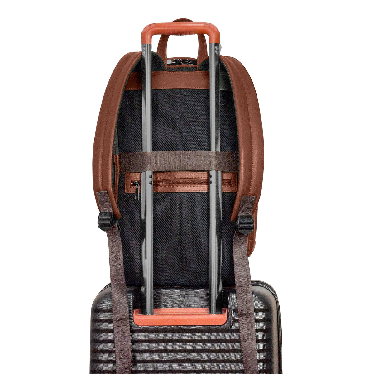 Onyx / Leather Classic Backpack
