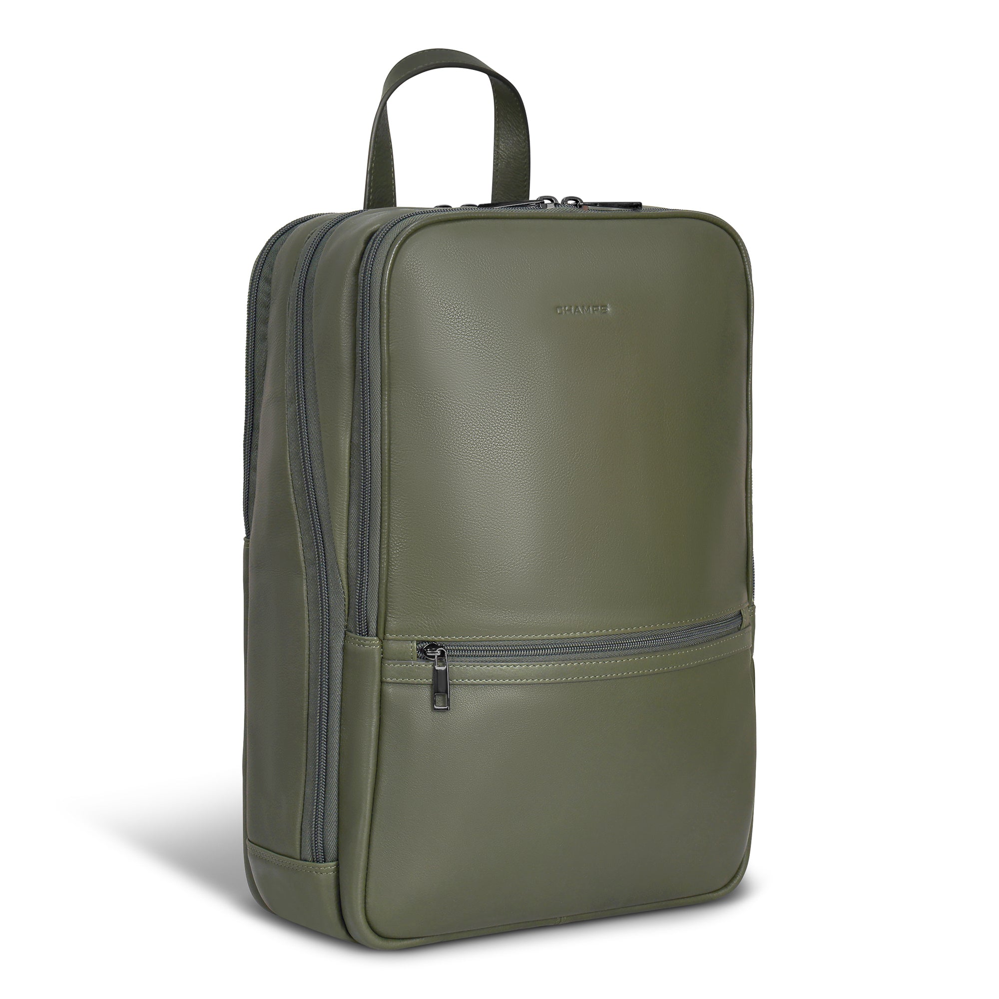 Onyx / Leather Classic Backpack