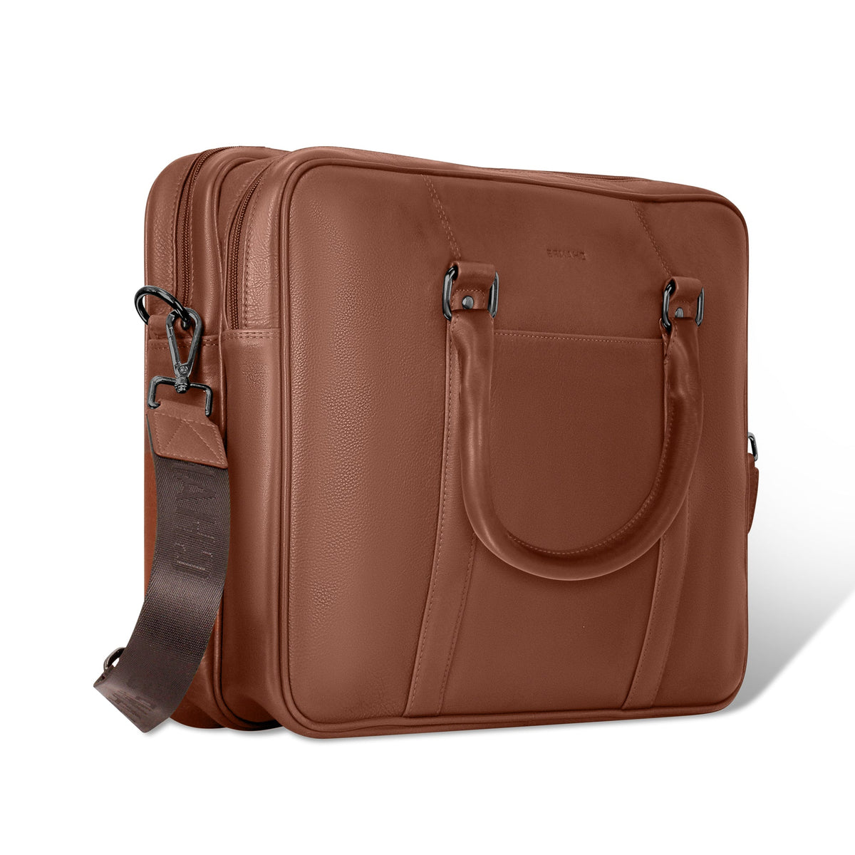 Onyx / Leather Briefcase