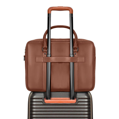 Onyx / Leather Briefcase